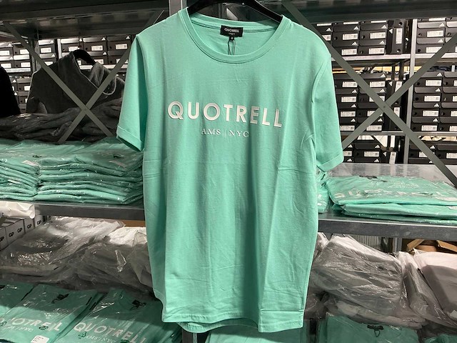 Partij quotrell t-shirts mint (105x) - afbeelding 1 van  8