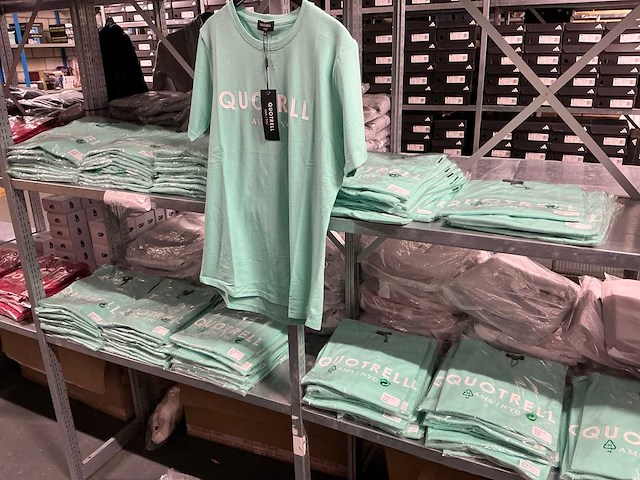 Partij quotrell t-shirts mint (105x) - afbeelding 4 van  8