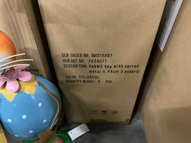 Partij rabbits h44cm&h20cm (38x) - afbeelding 3 van  4