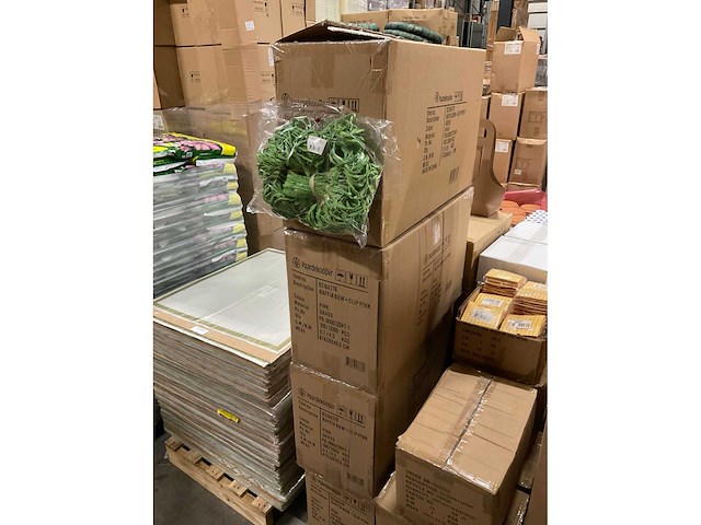 Partij raffia bow +clip apple green (8000x) - afbeelding 3 van  4