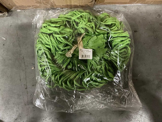 Partij raffia bow + clip pink & apple green (9700x) - afbeelding 4 van  7