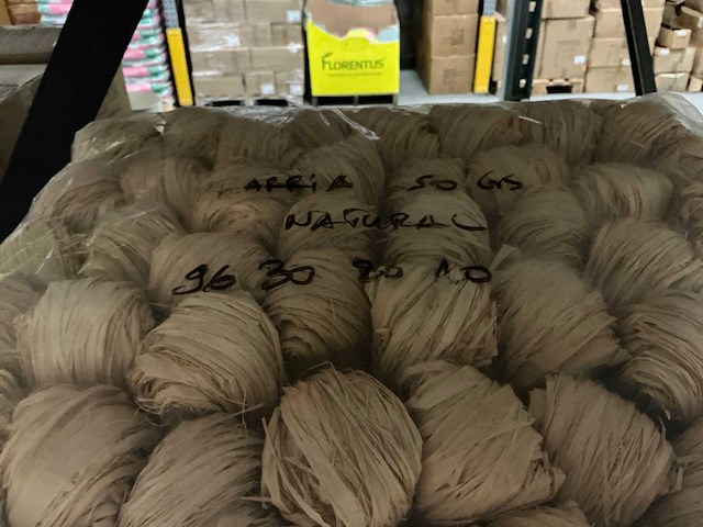 Partij raffia natural rollen (300x) - afbeelding 5 van  5