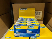 Partij rapid 24/6 standard nietjes 5000st per verpakking (130x) - afbeelding 1 van  4