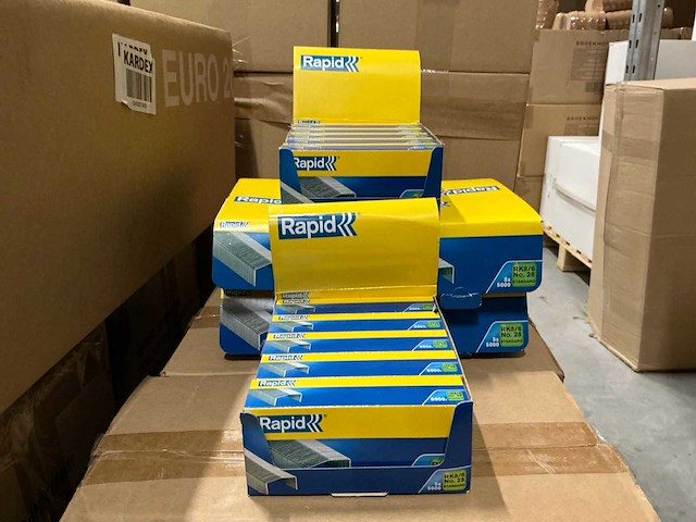 Partij rapid rk8/6mm no.28 standard staples (450x) - afbeelding 2 van  4