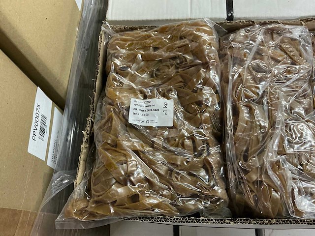 Partij rbff rubber bands for food ø80x10mm 24/10 naturel 1kg (250x) - afbeelding 4 van  5