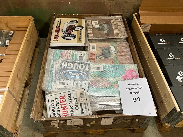 Partij reclame metalen muurborden - afbeelding 1 van  5