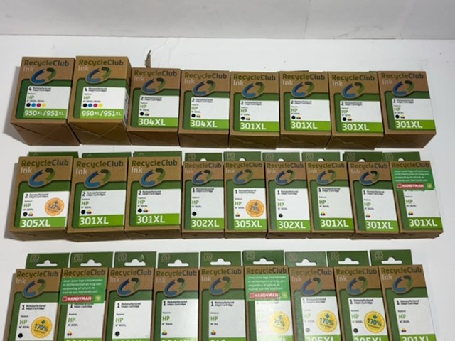 Partij recycleclub, recycleclub, compatibel met hp - 43 stuks - afbeelding 2 van  5
