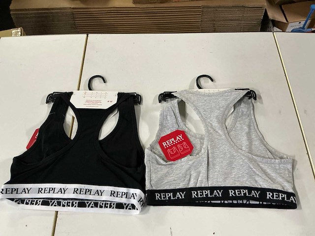 Partij replay sport bh’s black&grey (87x) - afbeelding 2 van  7