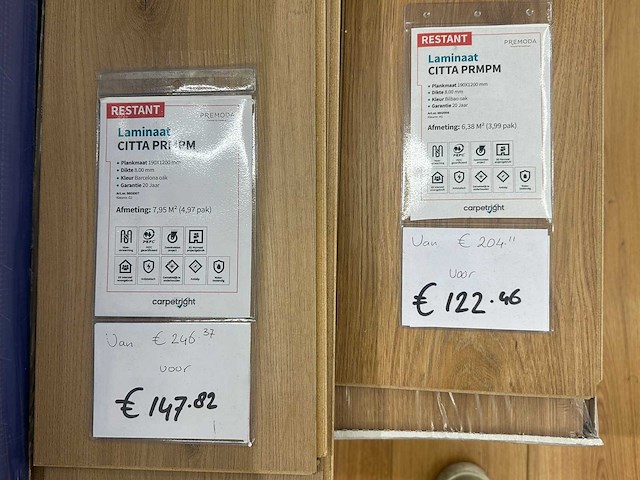 Partij restanten laminaat op 2 pallets - afbeelding 5 van  5