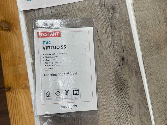 Partij restanten pvc vloer - afbeelding 2 van  2