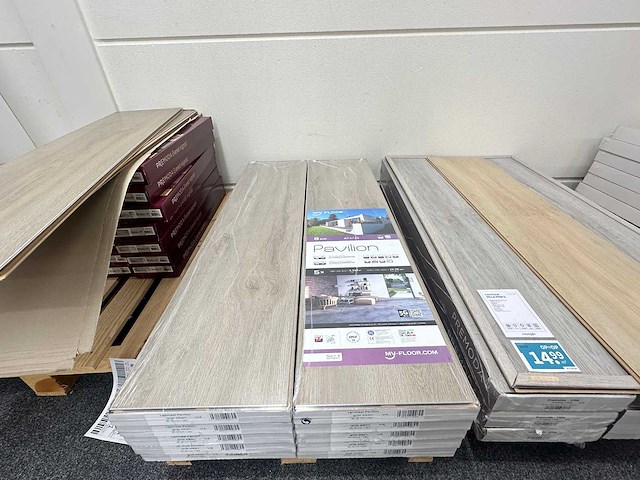 Partij restanten vloeren op 8 pallets - afbeelding 2 van  7