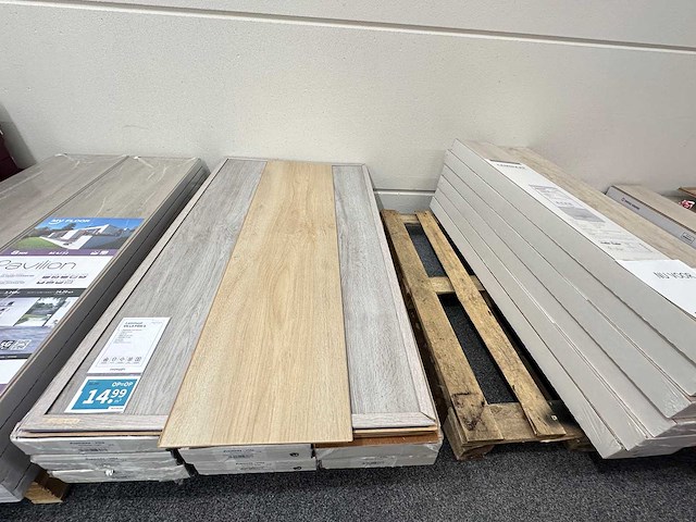 Partij restanten vloeren op 8 pallets - afbeelding 3 van  7