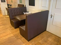 Partij restaurantinrichting - 4 banken / 3 tafels / 4 stoelen - afbeelding 3 van  5
