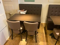 Partij restaurantinrichting - 4 banken / 3 tafels / 4 stoelen - afbeelding 5 van  5