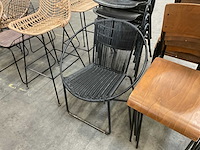 Partij restaurantstoelen en barkrukken, 26 stuks - afbeelding 3 van  8