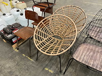 Partij restaurantstoelen en barkrukken, 26 stuks - afbeelding 7 van  8
