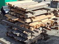 Partij restmateriaal hout op 3x pallet - afbeelding 2 van  6