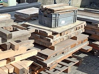 Partij restmateriaal hout op 3x pallet - afbeelding 4 van  6