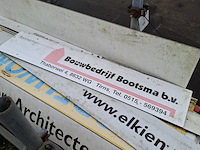 Partij restmateriaal trespa in transportbok - afbeelding 5 van  6