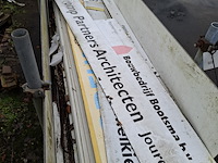 Partij restmateriaal trespa in transportbok - afbeelding 6 van  6