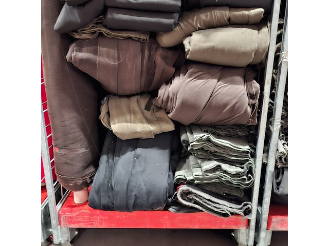 Partij ribfluweel, coupons en confectiedelen - afbeelding 3 van  11