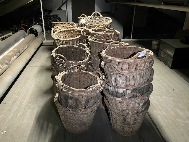 Partij rieten manden - afbeelding 1 van  5