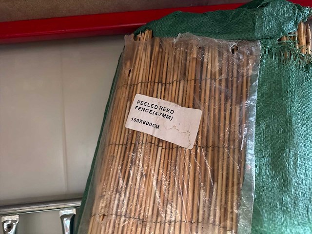 Partij rietmatten op rol (6x) - afbeelding 3 van  4