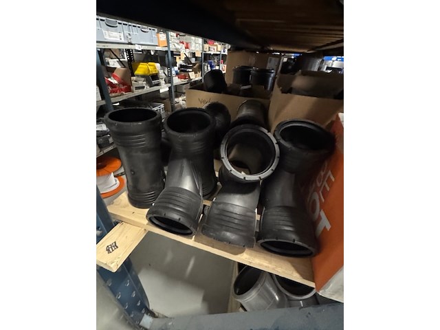Partij rioleringsmateriaal, silent-pro, zwart - afbeelding 5 van  11