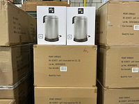 Partij rixx 12l soft close pedaalemmers zilver (60x) - afbeelding 1 van  4