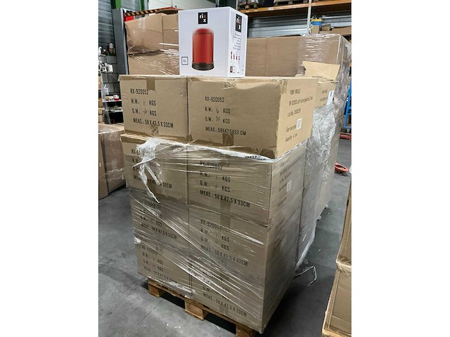 Partij rixx 5l soft close pedaalemmers rood (64x) - afbeelding 2 van  4