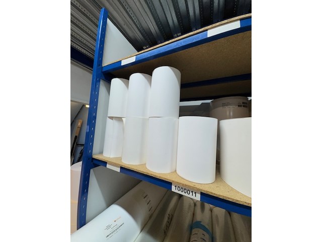 Partij rollen inkjetfolie en inkjetpapier o.a. vpf en synthogra, zelfklevend - afbeelding 6 van  30