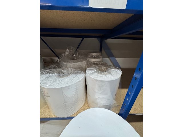 Partij rollen inkjetfolie en inkjetpapier o.a. vpf en synthogra, zelfklevend - afbeelding 11 van  30