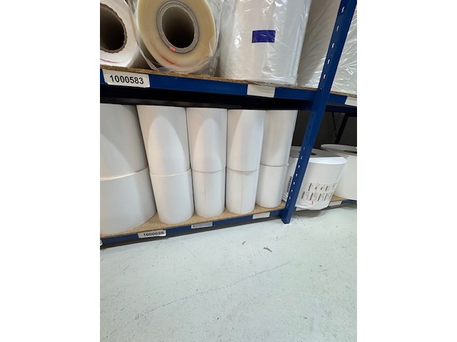 Partij rollen inkjetfolie en inkjetpapier o.a. vpf en synthogra, zelfklevend - afbeelding 25 van  30