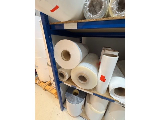 Partij rollen inkjetfolie en inkjetpapier o.a. vpf en synthogra, zelfklevend - afbeelding 28 van  30