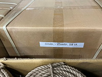 Partij rollen jute touw 8mm - 25mtr (360x) - afbeelding 3 van  3