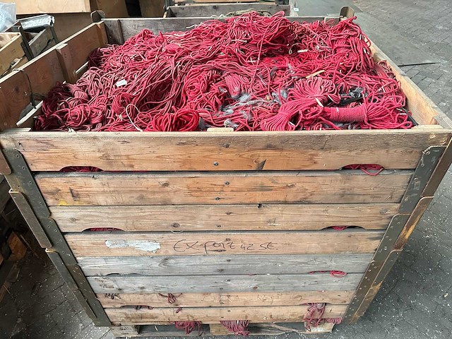 Partij rood koord - afbeelding 2 van  3