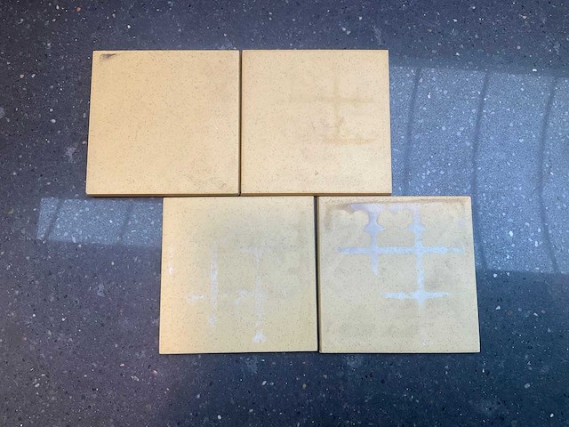 Partij royal mosa tegel geel 10x10 cm ca. 2,5m2 - afbeelding 4 van  4