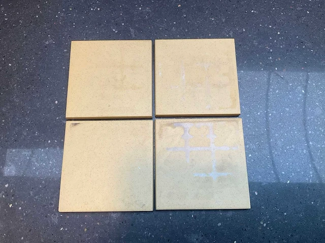 Partij royal mosa tegel geel 10x10 cm ca. 2,5m2 - afbeelding 2 van  4