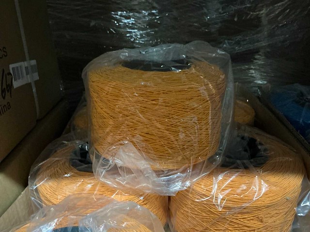 Partij rubber thread orange/blue 1kg per rol (96x) - afbeelding 3 van  6