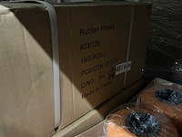 Partij rubber thread orange/blue 1kg per rol (96x) - afbeelding 6 van  6
