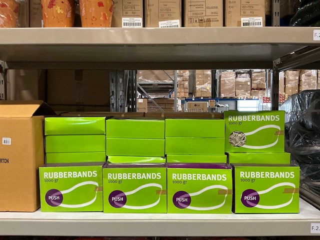 Partij rubberbands 1kg per verpakking 60x1,5mm no.22 - afbeelding 1 van  3