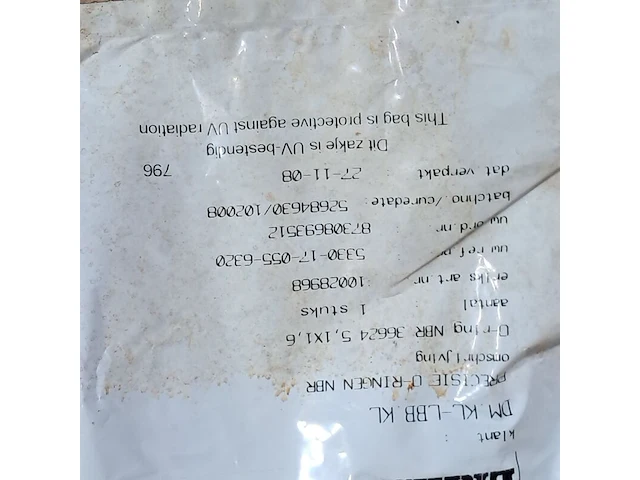 Partij rubberen precisie ringen, o.a eriks - afbeelding 3 van  6