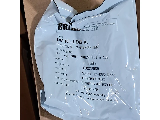 Partij rubberen precisie ringen, o.a eriks - afbeelding 4 van  6