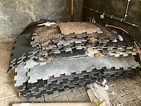 Partij rubberen stalmatten met noppen - rubber - afbeelding 5 van  12