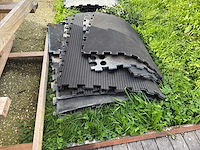 Partij rubberen stalmatten met noppen - rubber - afbeelding 7 van  12