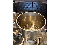 Partij rvs bakken, pannen en schalen - afbeelding 2 van  9