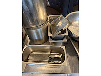 Partij rvs bakken, pannen en schalen - afbeelding 5 van  9