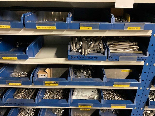 Partij rvs bevestigingsmaterialen - afbeelding 11 van  14