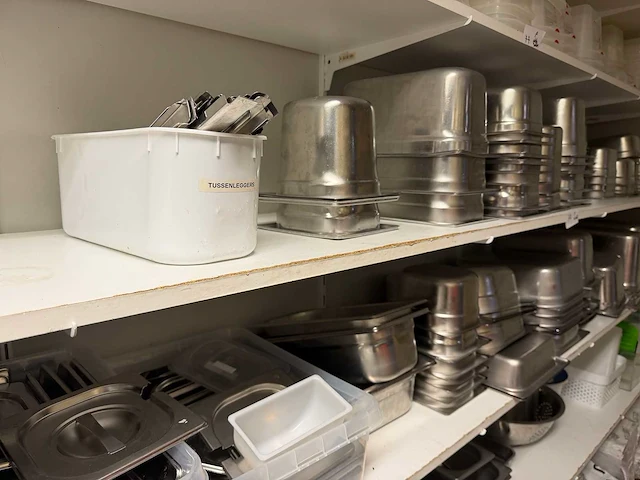 Partij rvs gastronormbakken en deksels - afbeelding 8 van  8