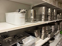 Partij rvs gastronormbakken en deksels - afbeelding 8 van  8